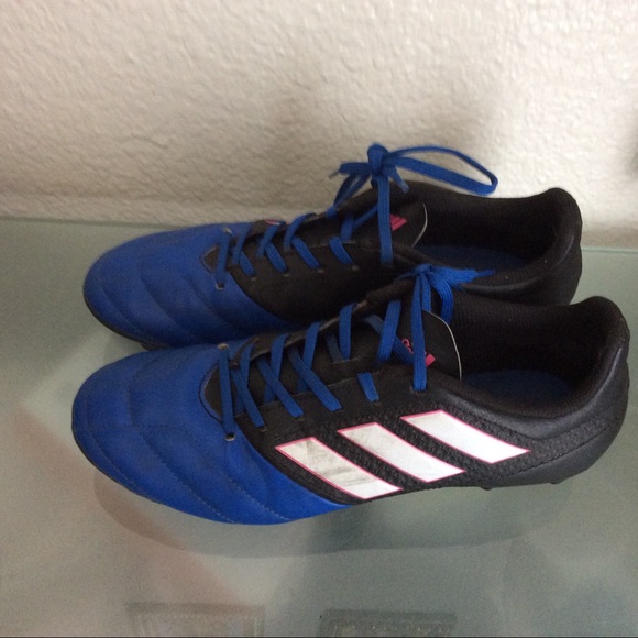 Adidas Soccer Football Shoes Cleats sz 8 Blue/ Bl